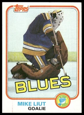 1981-82 Topps #20 Mike Liut St. Louis Blues - Image 1 of 2