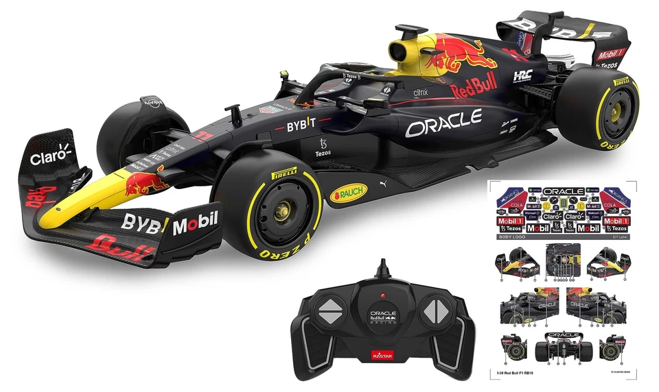 JAMARA Oracle Red Bull Racing RB18 1:18 2.4GHz - Faithful Painting RC Car - Image 1 of 4