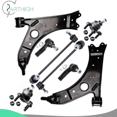 8 piezas brazo de control delantero rótula barra estabilizadora extremo barra de amarre extremo para Audi A3 2006-2013 Foto 1 de 4