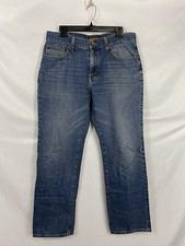 American Rag Mens Size 33/32 Blue Straight Leg Cotton Denim Jeans