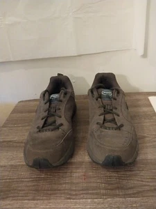 Dr. Scholls Größe 11,5 M Grau Leder Wandern Wanderschuhe Turnschuhe Herren - Bild 1 von 8