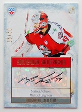 2013-14 KHL Gold Collection Autograph #DON-A04 Michael Leighton 38/50