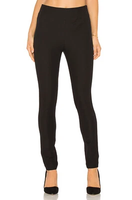 REBECCA TAYLOR Black Tailored Stretch Modern Suiting Pants Leggings Side Zip 00 - Image 1 of 4