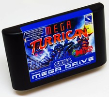 Mega Turrican Mega Drive Cart HIGH QUALITY REPRO