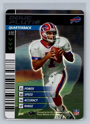 2001 NFL Showdown 1st Edition Doug Flutie #049 Foil RARE - Image 1 of 2