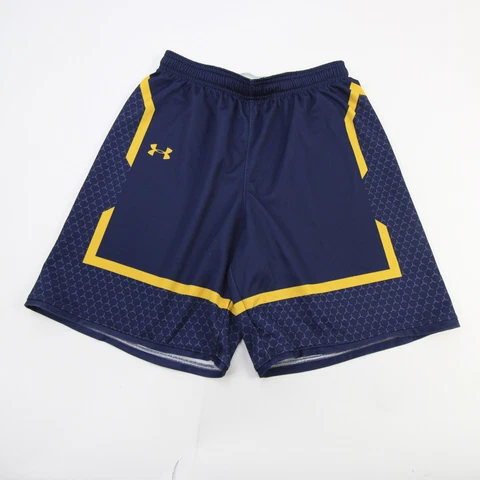 California Golden Bears Under Armour Practice Shorts Men's Navy/Gold Used Cover