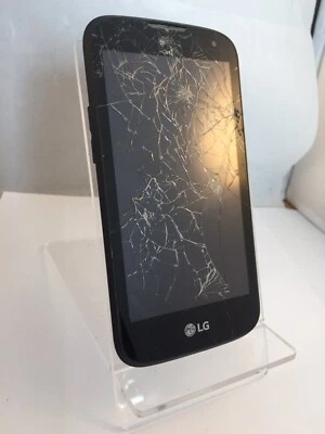 LG K3 K100 Unlocked Black Smartphone 4.5" Cracked Incomplete - Image 1 of 4