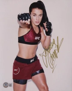 Joanna Jedrezejczyk  Sexy Hand Signed UFC 8 x 10  Beckett - Picture 1 of 1