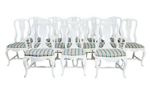 SET OF 14 1920’s QUEEN ANNE DESIGN DINING CHAIRS - Picture 1 of 5