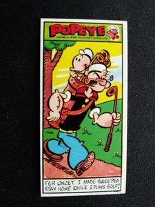1961 Primrose Popeye 3rd Series Card  # 50 Fer Once't I Made Swee'Pea Stay..(EX)