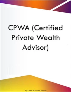 CPWA Certified Private Wealth Advisor - Picture 1 of 1