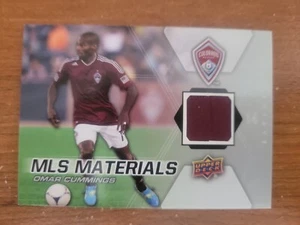 2012 Upper Deck Soccer MLS Materials Omar Cummings #M-OC Colorado Rapids - Picture 1 of 6