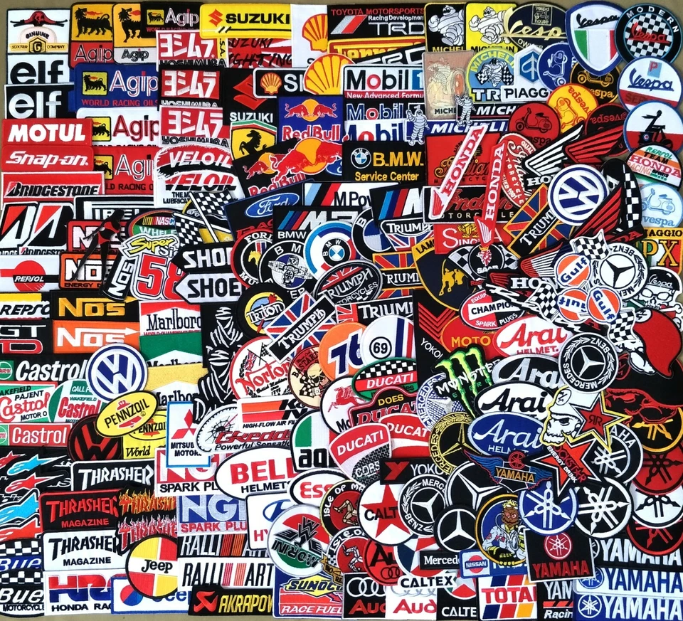 Lot Patch Motor Racing Car Brand Formula 1 Racing Iron On Patch Sports Wholesale - Image 1 of 1