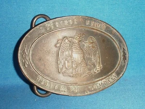 WESTERN UNION TELEGRAPH COMPANY BELT BUCKLE C44E - Picture 1 of 2