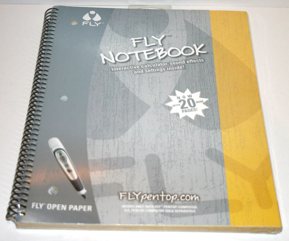 NEW 2005 Fly Notebook Interactive Open Paper Works Only w/Fly Pentop Computer - Image 1 of 4
