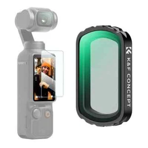 K&F Concept Black Diffusion 1/4 Filter DJI Osmo Pocket 3 HD Optical Glass 3pc - Picture 1 of 24
