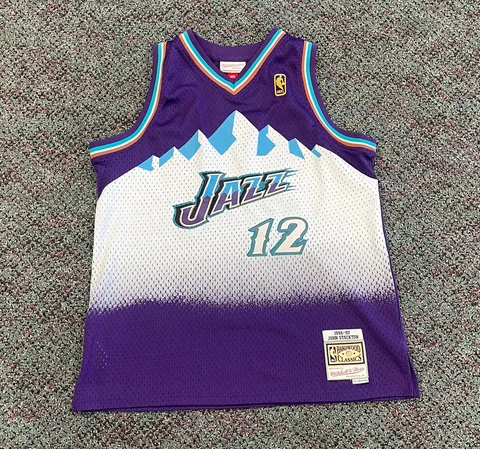 Mitchell And Ness YOUTH Utah Jazz John Stockton Swingman Jersey Size XL NBA Cover