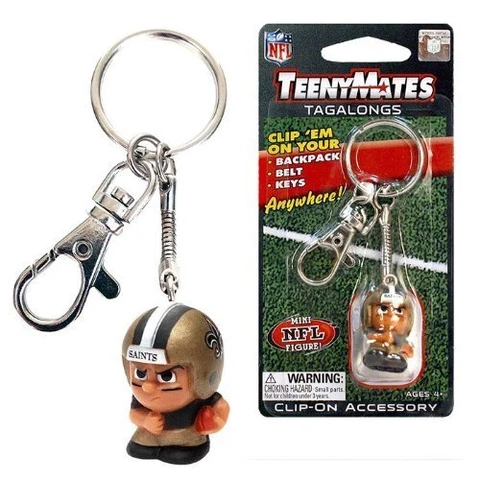 2013 New Orleans Saints NFL Teenymates Keychain Tagalong Figure One Size Cover