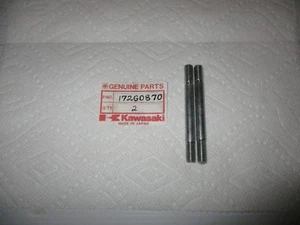 (2)Kawasaki NOS NEW 172G0870 Stud 8x70 F6 F7 KD KE KS KX KD125 KE125 KS125 71-83 - Picture 1 of 2