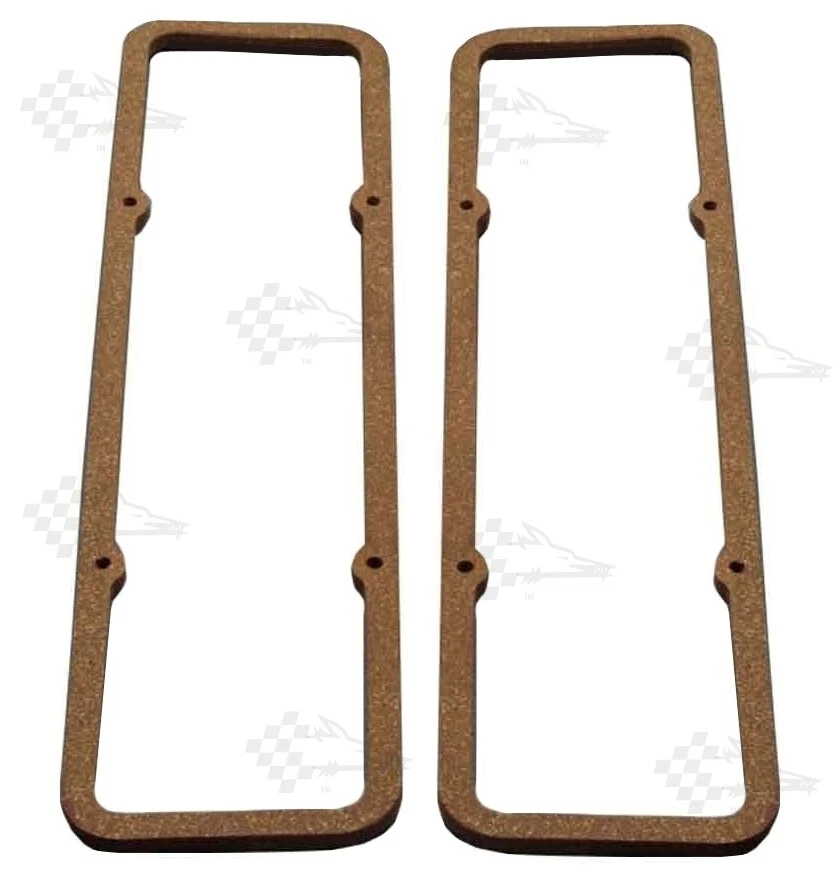 SB Small Block Chevy 1960-86 Extra Thick 5/16" Cork Valve Cover Gaskets - Image 1 of 1