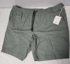 Free Assembly Men's Pull-On Shorts Elastic Waist Drawstring Green XS - Picture 1 of 8