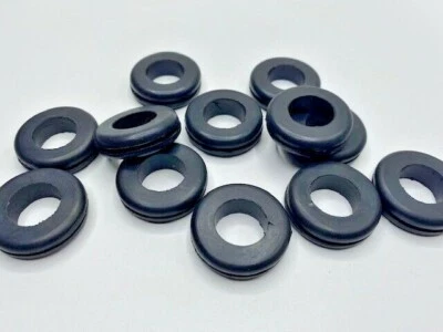 PIERCE PERFORMANCE INDUSTRIES Rubber Grommets 11/16" ID x 1" OD Fits 1/16" Panel (10 Pieces)