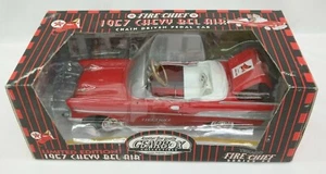 1957 Texaco Fire Chief Chevy Bel Air Die Cast Pedal Car EL - Picture 1 of 10