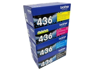 Brother TN436 High Yield Toner Cartridge Multicolor 4-PACK B,Y,M,C) -New-Sealed - Picture 1 of 20