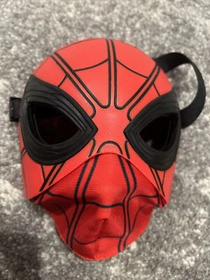 Máscara facial de plástico Marvel 2016 HOMEM-ARANHA para fantasia de Halloween tecido SUPER-HERÓI - Imagem 1 de 4