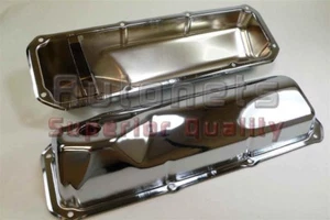 1969-82 Small Block Ford Chrome Steel Valve Cover 351C-351M-400M-BOSS Cleveland - Picture 1 of 1
