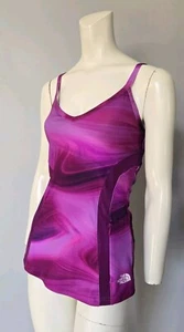The North Face Hiking Outdoor Athletic Tank Top Shirt Bra Women's Size S Purple - Picture 1 of 8