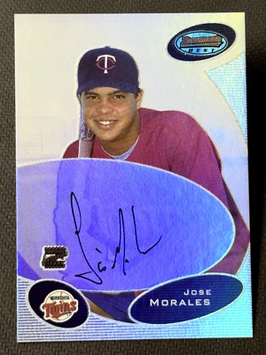 2003 Bowman's Best AUTO Jose Morales item 1 - Image 1 of 2