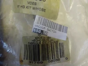 INTERRUPTOR DE VACÍO HARLEY DAVIDSON'S RPL OEM VOE con manguera y montaje - Imagen 1 de 6