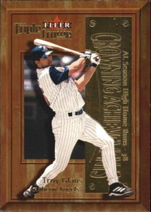 2001 Fleer Triple Crown Crowning Achievements #1 Troy Glaus - NM-MT ID:12763