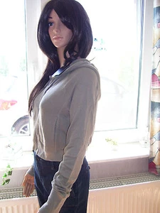 RLX Ralph Lauren kurzer Hoodie Shirtjacke mit Kaputze oliv grün Grösse M neu - Bild 1 von 7