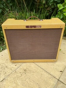 2005 Fender 57 Twin-Amp Reissue Low Power Tweed Twin 40 watt 2x12 combo 5E8-A - Picture 1 of 12