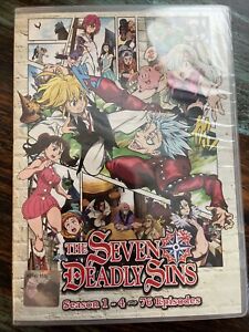 The Seven Deadly Sins Season 1 - 4 ~ 76 Episodes SEALED Anime