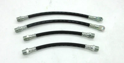 4 mangueras de freno flexibles delanteras y traseras para FIAT 600 D 0,6 0,8 vintage Foto 1 de 2