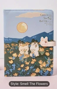 Brandnew! Adorable Smell The Flowers Full Color 96 Sheets Notebook / Journal - Picture 1 of 6