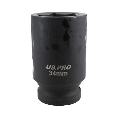 34mm Deep Impact Socket 3/4" Drive Single Hex 6 Point Chrome Vanadium Steel - Image 1 of 3