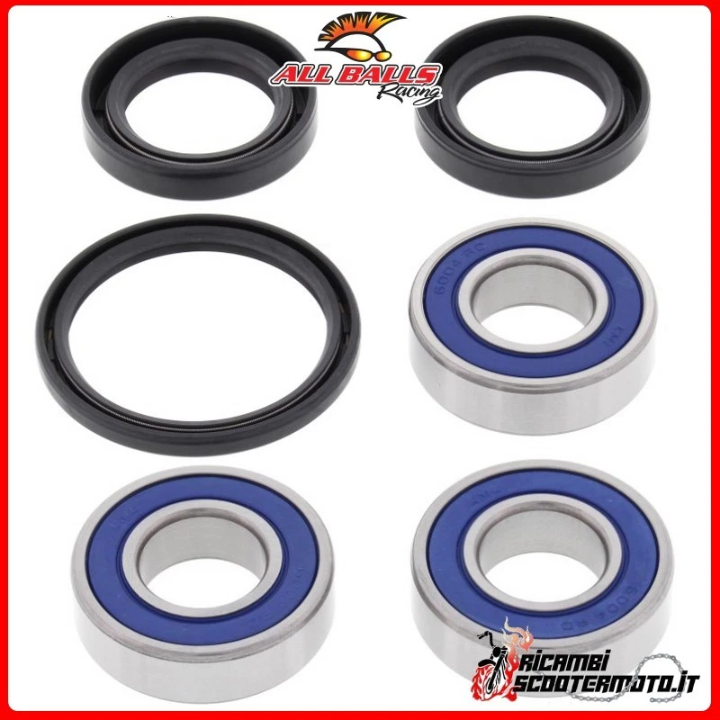 JUEGO DE COJINETE DE RUEDA DELANTERA All Balls Honda CR 480 R 1983 25-1115#4 Foto 1 de 1