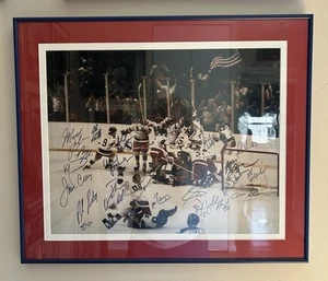 1980 USA Olympic Hockey Team Signed Miracle On Ice 16x20 Photo Steiner - Picture 1 of 7