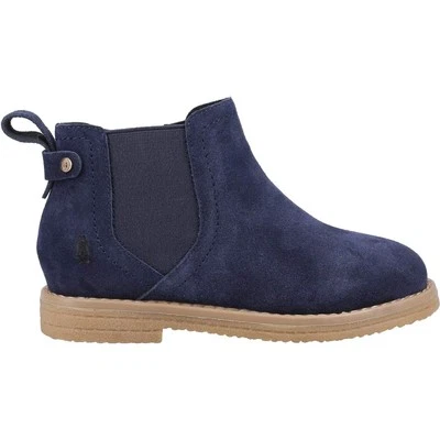 Hush Puppies Girls Maddy Suede Boots - Navy - Image 1 of 4