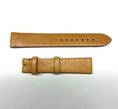 Correa de reloj de cuero genuino tostado de 18 mm - EE. UU. Foto 1 de 3