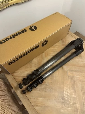 Manfrotto 536 Carbon Fiber Tripod legs W/ 100-75mm bowl Adapter - Image 1 of 4