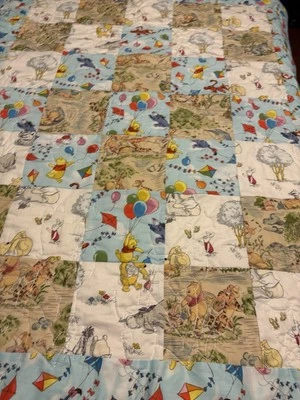 Winnie the Pooh Baby Quilt 36” By 48”  - Image 1 of 2
