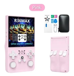 Consola de juegos portátil de código abierto R36 MAX - rosa - Imagen 1 de 8