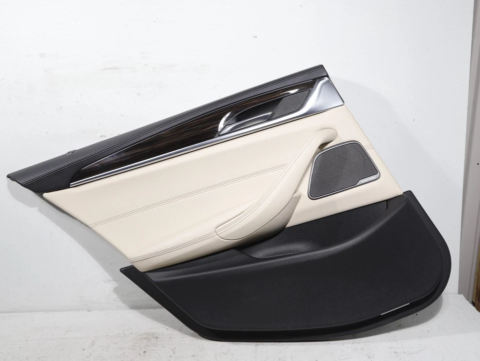 17-20 BMW 530 540 M550i G30 Rear Left Door Panel Trim Canberra Beige OEM 76K - Image 1 of 4