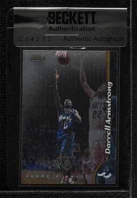 BAS 1998-99 Topps Finest Darrell Armstrong #179 Seal of Authenticity Auto - Image 1 of 2
