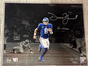 Daniel Jones autographed 11 X 14 fanatics authenticated  and Inscribed 44/50 - Picture 1 of 1